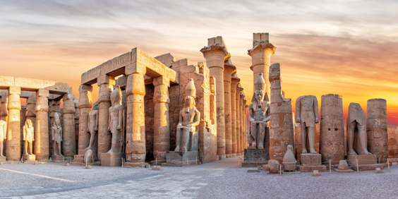 Luxor Templet Solnedgang Ss 2082602524
