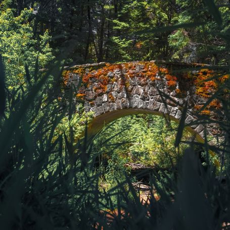 Argentina Bariloche Puente Romano Ancient Roman Bridge