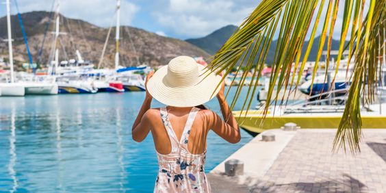 Caribien Philipsburg St Maarten Marina Kvinde