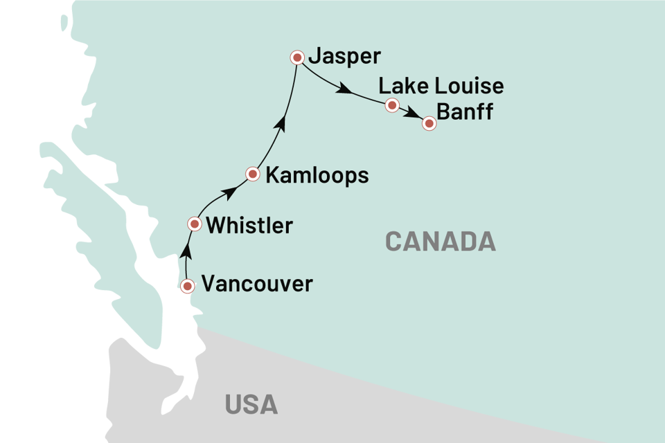 Canada Fra Vancouver Til Rocky Mountains