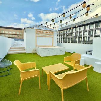 Tagterrasse Hotel Imagine Kyoto