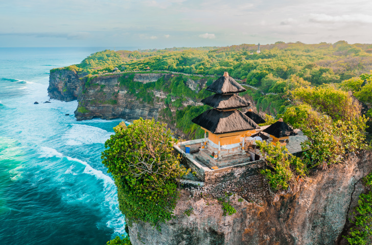 Uluwatu Tempel Klippe As 875808959