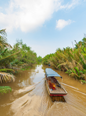 Bådtur I Mekongdeltaet