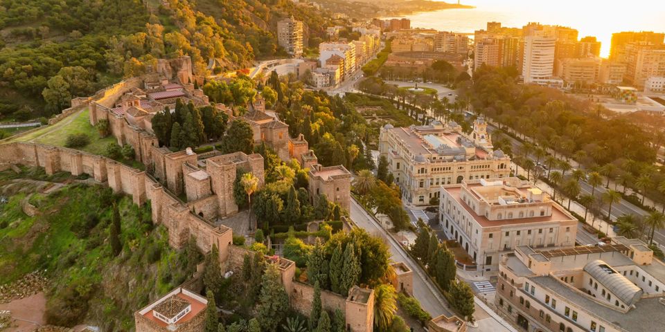 Malaga Alcazaba Fæstningen Overview 2389551755