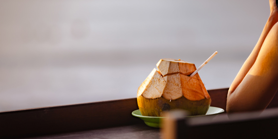 Bali Kokosnoed Solnedgang Gi 2192897228